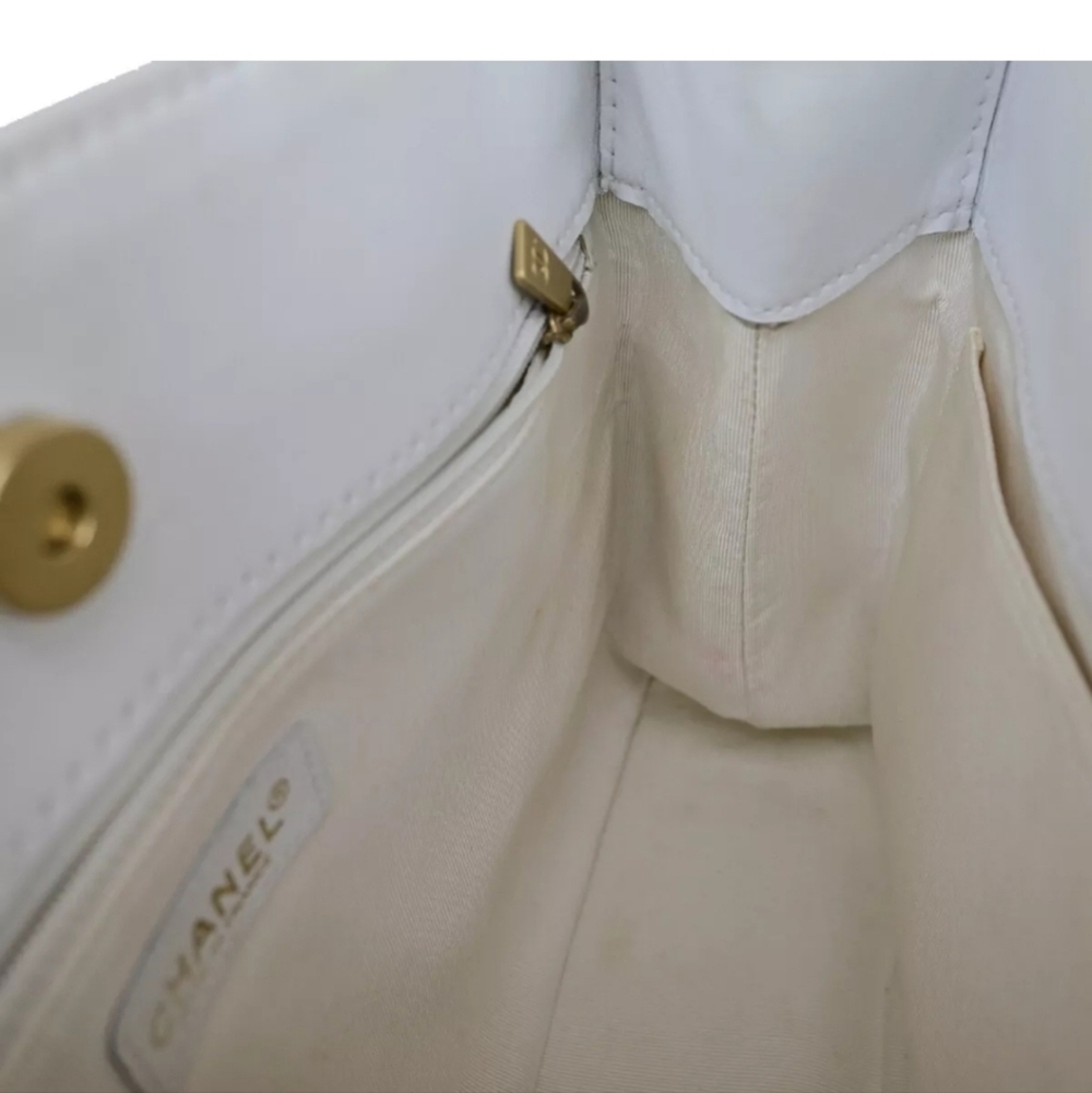 CHANEL 🔥Rare🔥 Wild Stitch Lambskin Quilted Chain Shoulder Bag! - Picture 11 of 16